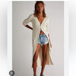 NWOT Free People It’s Alright Cardigan